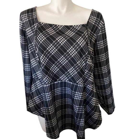 NY Collection Tops - NY Collection Asymmetrical Hem Top Size 3X New